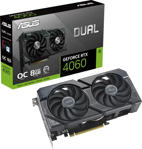 Photo de Carte Graphique Nvidia Asus GeForce RTX 4060 Dual OC 8Go