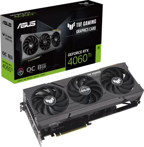 Photo de Carte Graphique Nvidia Asus GeForce RTX 4060 Ti Tuf Gaming OC 8Go