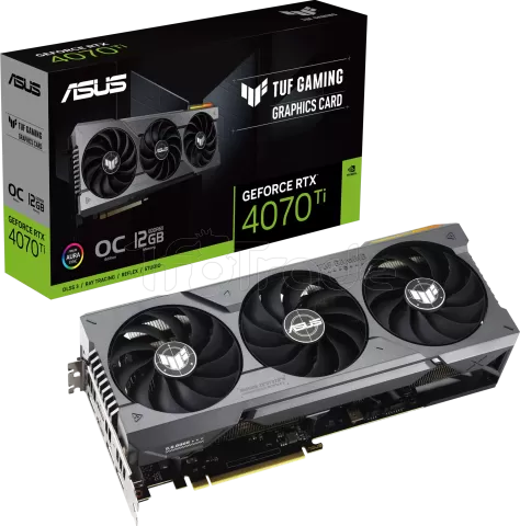 Photo de Carte Graphique Nvidia Asus GeForce RTX 4070 Ti Tuf Gaming OC 12Go