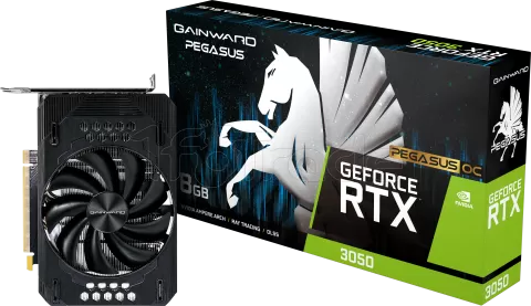 Photo de Carte Graphique Nvidia Gainward GeForce RTX 3050 Pegasus OC LHR 8Go Mini ITX