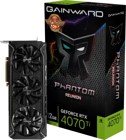 Photo de Carte Graphique Nvidia Gainward GeForce RTX 4070 Ti Phantom GS Reunion 12Go