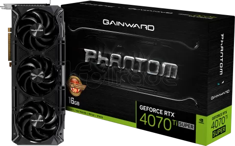 Photo de Carte Graphique Nvidia Gainward GeForce RTX 4070 Ti Super Phantom Golden Sample 16Go