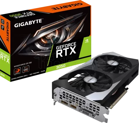 Photo de Carte Graphique Nvidia Gigabyte GeForce RTX 3050 Windforce OC 8Go