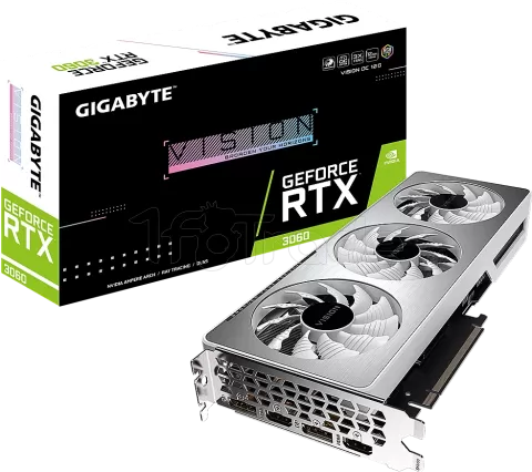 Photo de Carte Graphique Nvidia Gigabyte GeForce RTX 3060 Vision OC LHR 12Go