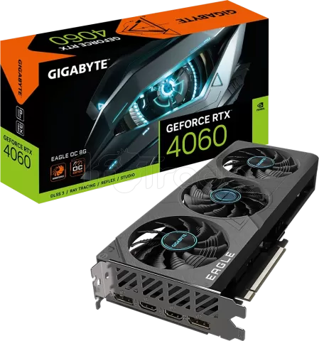 Photo de Carte Graphique Nvidia Gigabyte GeForce RTX 4060 Eagle OC 8Go