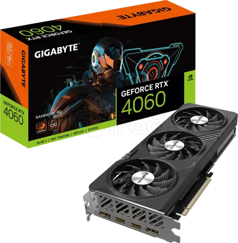 Photo de Carte Graphique Nvidia Gigabyte GeForce RTX 4060 Gaming OC 8Go