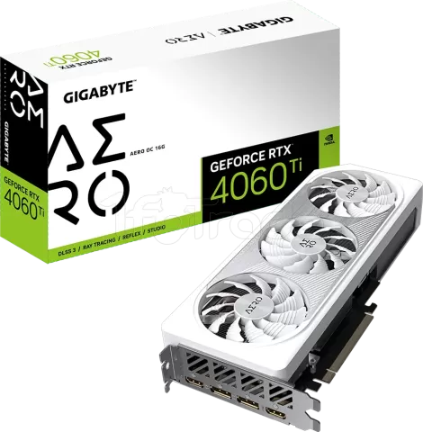 Photo de Carte Graphique Nvidia Gigabyte GeForce RTX 4060 Ti Aero OC 16Go