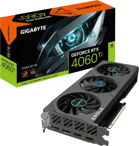 Photo de Carte Graphique Nvidia Gigabyte GeForce RTX 4060 Ti Eagle OC 8Go