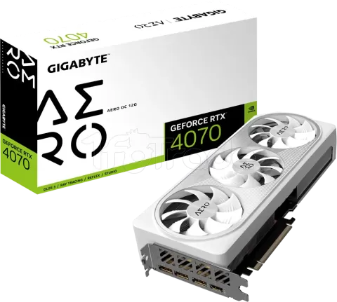 Photo de Carte Graphique Nvidia Gigabyte GeForce RTX 4070 Aero OC 12Go