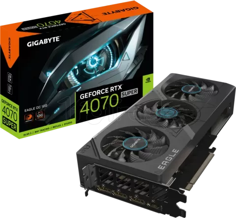 Photo de Carte Graphique Nvidia Gigabyte GeForce RTX 4070 Super Eagle OC 12Go