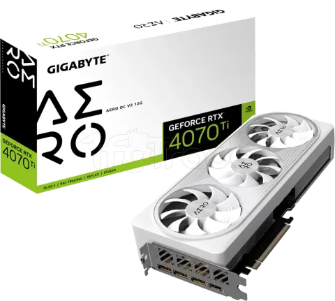 Photo de Carte Graphique Nvidia Gigabyte GeForce RTX 4070 Ti Aero OC 12Go