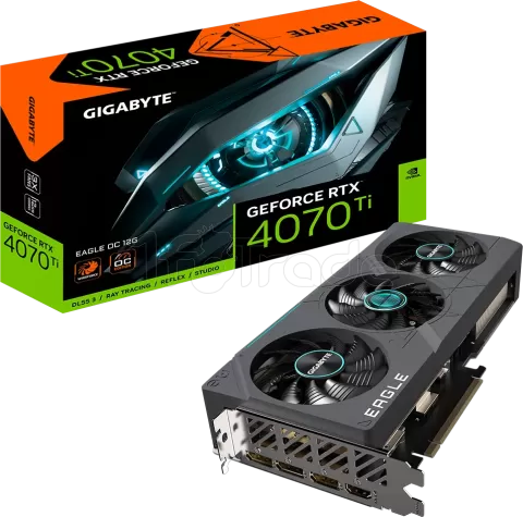 Photo de Carte Graphique Nvidia Gigabyte GeForce RTX 4070 Ti Eagle OC 12Go