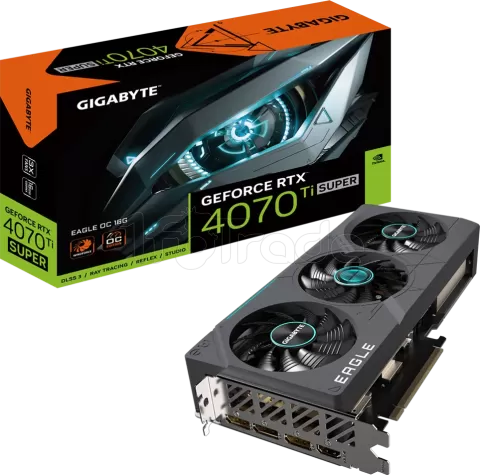 Photo de Carte Graphique Nvidia Gigabyte GeForce RTX 4070 Ti Super Eagle OC 16Go