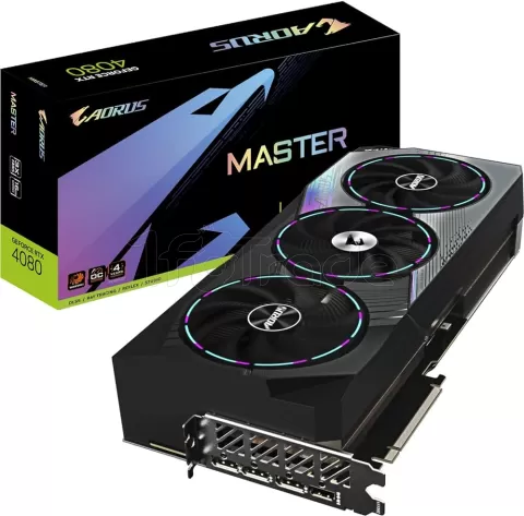 Photo de Carte Graphique Nvidia Gigabyte GeForce RTX 4080 Aorus Master 16Go