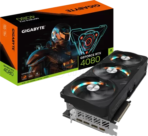 Photo de Carte Graphique Nvidia Gigabyte GeForce RTX 4080 Gaming OC 16Go