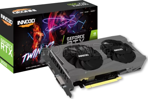 Photo de Carte Graphique Nvidia Inno3D GeForce RTX 3050 Twin X2 V2 6Go