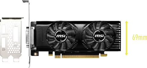 Photo de Carte Graphique Nvidia MSI GeForce GTX 1630 4Go Mini ITX Low Profile