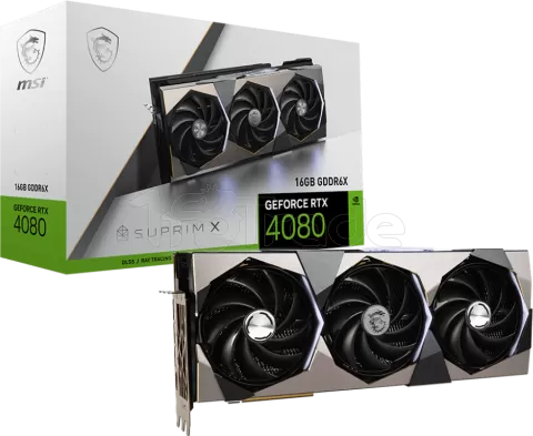Photo de Carte Graphique Nvidia MSI GeForce RTX 4080 Suprim X 16Go