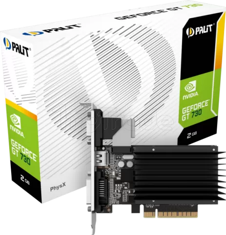 Photo de Carte Graphique Nvidia Palit GeForce GT730 2Go Low Profile Passive