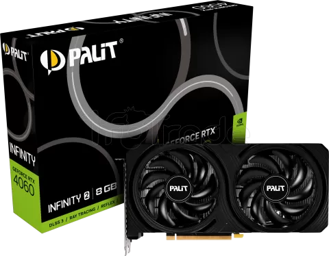 Photo de Carte Graphique Nvidia Palit GeForce RTX 4060 Infinity 2 8Go