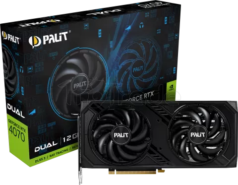 Photo de Carte Graphique Nvidia Palit GeForce RTX 4070 Dual 12Go