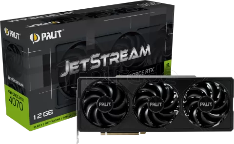 Photo de Carte Graphique Nvidia Palit GeForce RTX 4070 JetStream 12Go