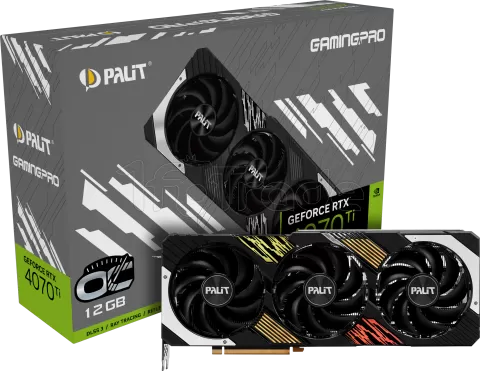 Photo de Carte Graphique Nvidia Palit GeForce RTX 4070 Ti GamingPro OC 12Go