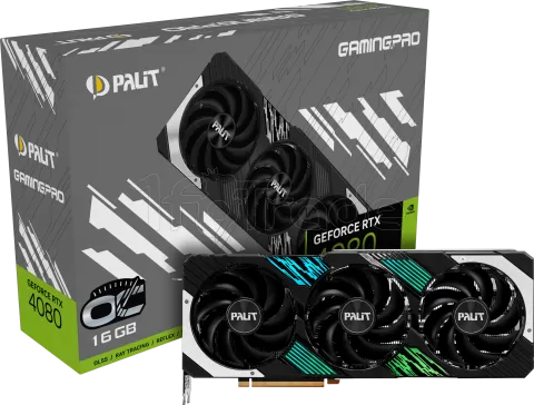 Photo de Carte Graphique Nvidia Palit GeForce RTX 4080 GamingPro OC 16Go