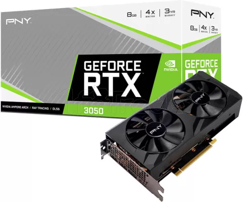 Photo de Carte Graphique Nvidia PNY GeForce RTX 3050 Verto Dual Fan 8Go