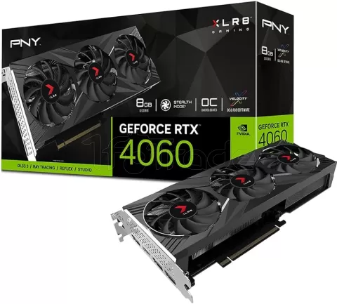 Photo de Carte Graphique Nvidia PNY GeForce RTX 4060 XLR8 Gaming Verto Epic-X OC 8Go