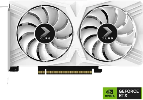 Photo de Carte Graphique Nvidia PNY GeForce RTX 4060 XLR8 Verto Dual Fan White 8Go