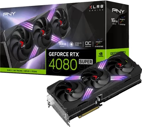 Photo de Carte Graphique Nvidia PNY GeForce RTX 4080 Super XLR8 Gaming Verto Epic-X OC 16Go