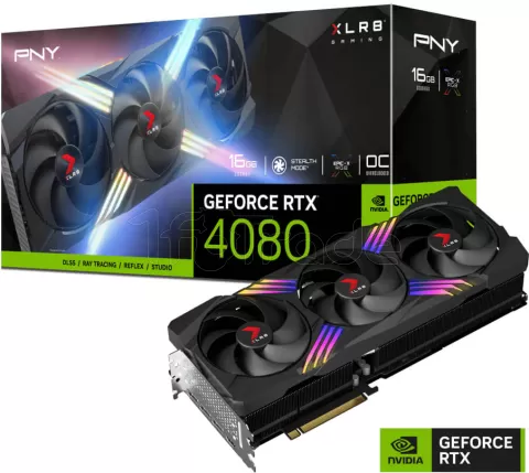 Photo de Carte Graphique Nvidia PNY GeForce RTX 4080 XLR8 Gaming Verto Epic-X OC 16Go
