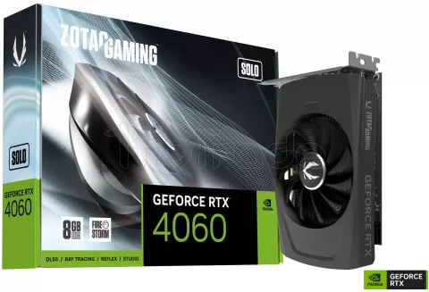 Photo de Carte Graphique Nvidia Zotac GeForce RTX 4060 Solo 8Go Mini ITX