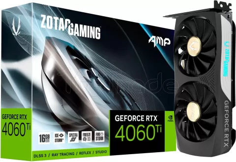 Photo de Carte Graphique Nvidia Zotac GeForce RTX 4060 Ti Amp 16Go