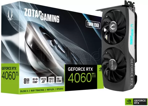 Photo de Carte Graphique Nvidia Zotac GeForce RTX 4060 Ti Twin Edge 8Go