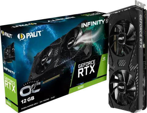 Photo de Carte Graphique Palit GeForce RTX 3060 Infinity 2 OC 12Go