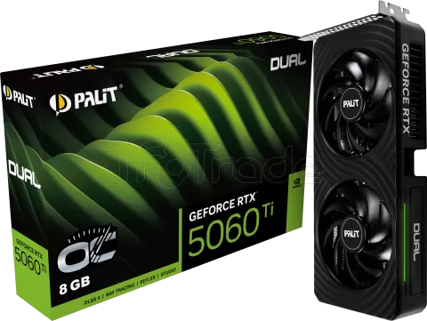 Photo de Carte Graphique Palit GeForce RTX 5060 Ti Dual OC 8Go