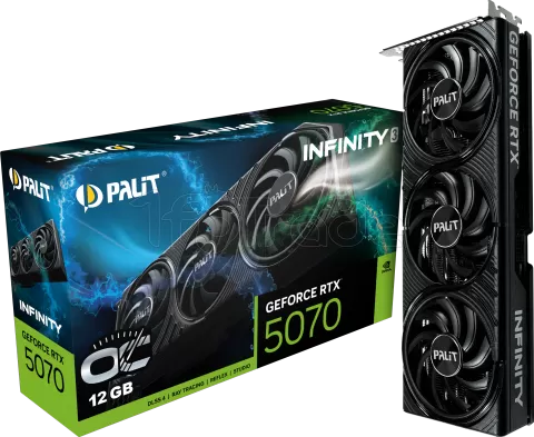 Photo de Carte Graphique Palit GeForce RTX 5070 Infinity 3 OC