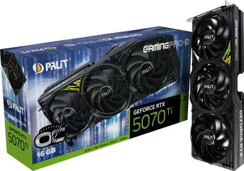 Photo de Carte Graphique Palit GeForce RTX 5070 Ti GamingPro-S OC