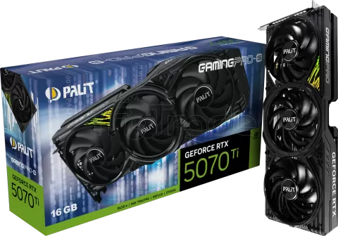 Photo de Carte Graphique Palit GeForce RTX 5070 Ti GamingPro-S