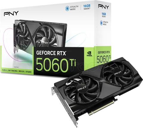 Photo de Carte Graphique PNY GeForce RTX 5060 Ti Dual Fan 16Go