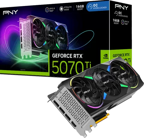 Photo de Carte Graphique PNY GeForce RTX 5070 Ti Epic-X Triple Fan