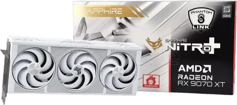 Photo de Carte Graphique Sapphire Radeon RX 9070 XT Nitro+ PhantomLink Polar OC