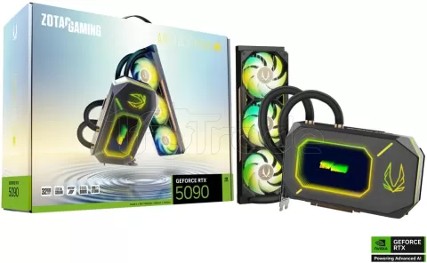 Photo de Carte Graphique watercoolée Zotac Gaming GeForce RTX 5090 ArcticStorm AIO