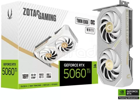 Photo de Carte Graphique Zotac Gaming GeForce RTX 5060 Ti Twin Edge OC White 16Go