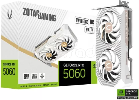Photo de Carte Graphique Zotac Gaming GeForce RTX 5060 Twin Edge OC White
