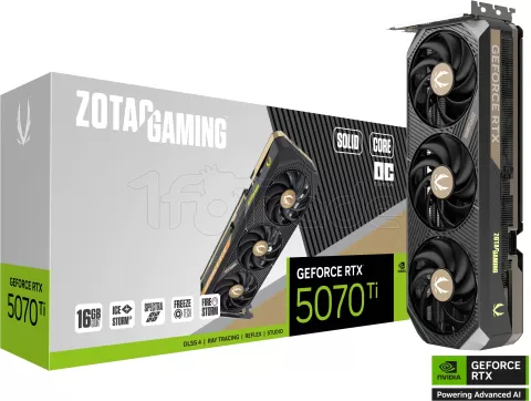 Photo de Carte Graphique Zotac Gaming GeForce RTX 5070 Ti Solid Core OC