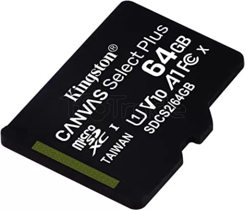 Photo de Carte mémoire Micro SD Kingston Canvas Select Plus - 64Go