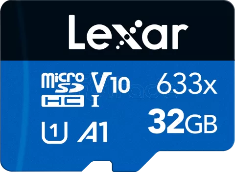 Photo de Carte mémoire Micro SD Lexar 633x - 32Go avec adaptateur